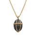 Olivia Riegel Jewelry Olivia Riegel Enamel Egg Locket Pendant Necklace Gray