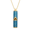 Olivia Riegel Jewelry Olivia Riegel Enamel Whistle Pendant Necklace Blue