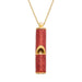 Olivia Riegel Jewelry Olivia Riegel Enamel Whistle Pendant Necklace Red