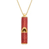 Olivia Riegel Jewelry Olivia Riegel Enamel Whistle Pendant Necklace Red