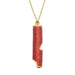 Olivia Riegel Jewelry Olivia Riegel Enamel Whistle Pendant Necklace Red