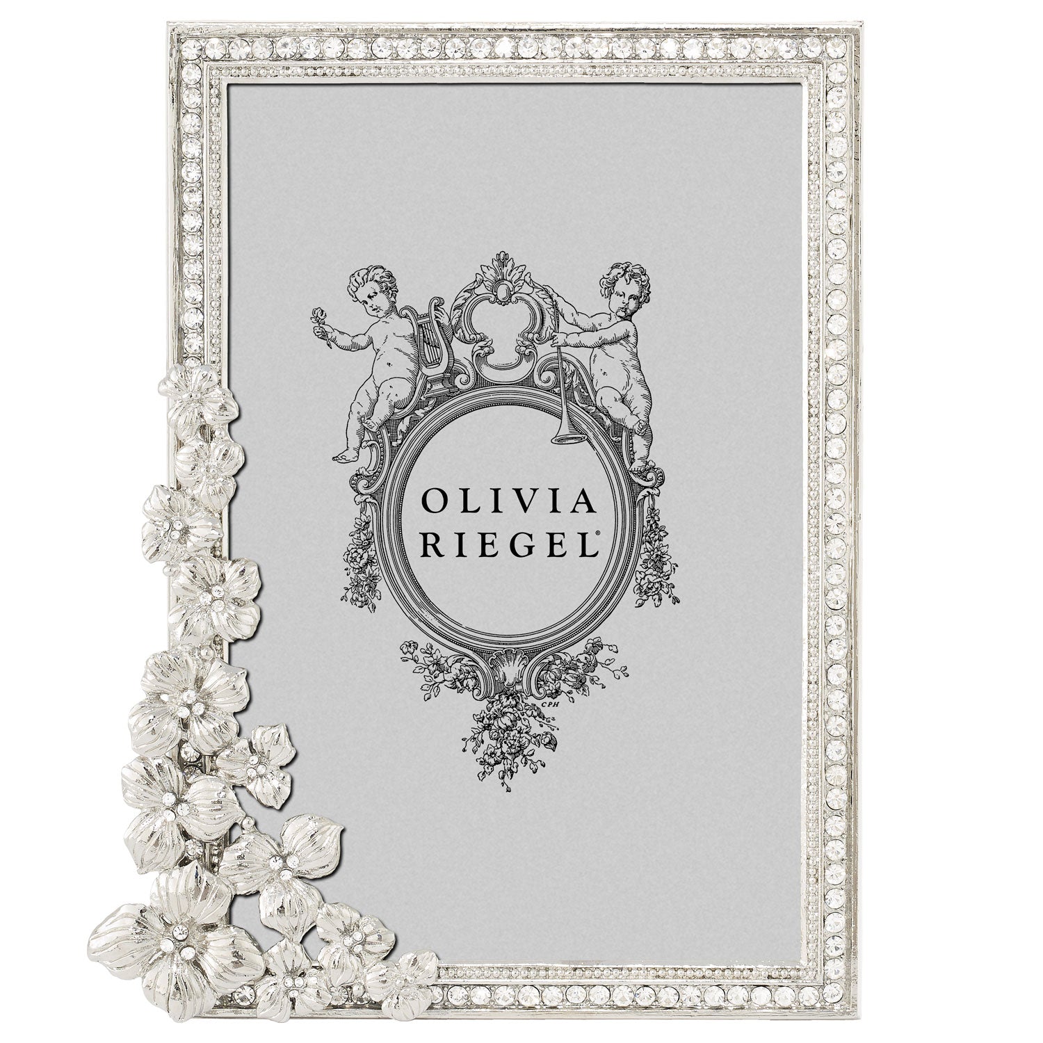 Olivia Riegel Picture Frames Olivia Riegel Evelyn Frame Silver 4" x 6"