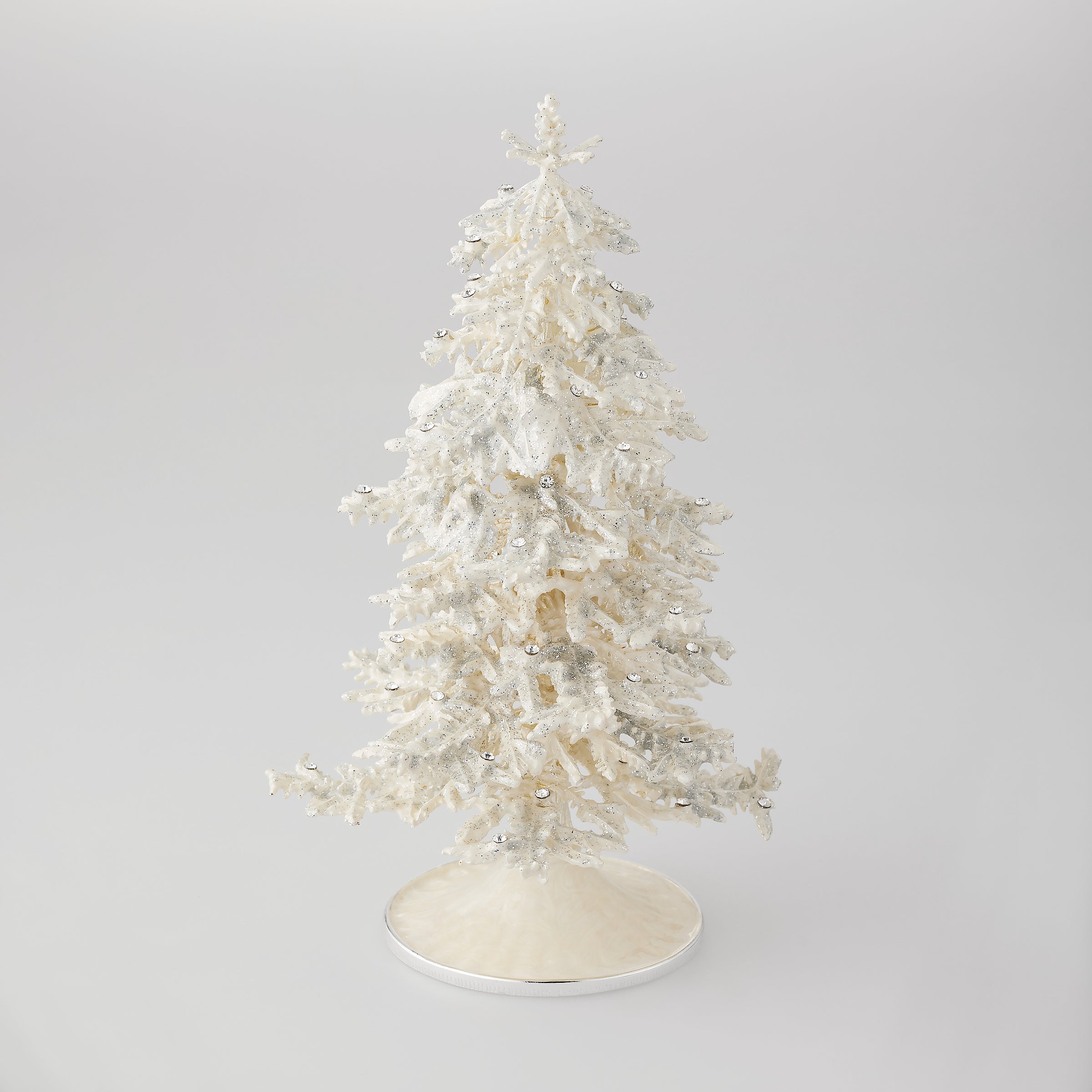 Olivia Riegel Giftware Olivia Riegel Flocked Enamel Christmas Tree White Mediium