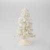 Olivia Riegel Giftware Olivia Riegel Flocked Enamel Christmas Tree White Small