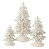 Olivia Riegel Giftware Olivia Riegel Flocked Enamel Christmas Tree White Small