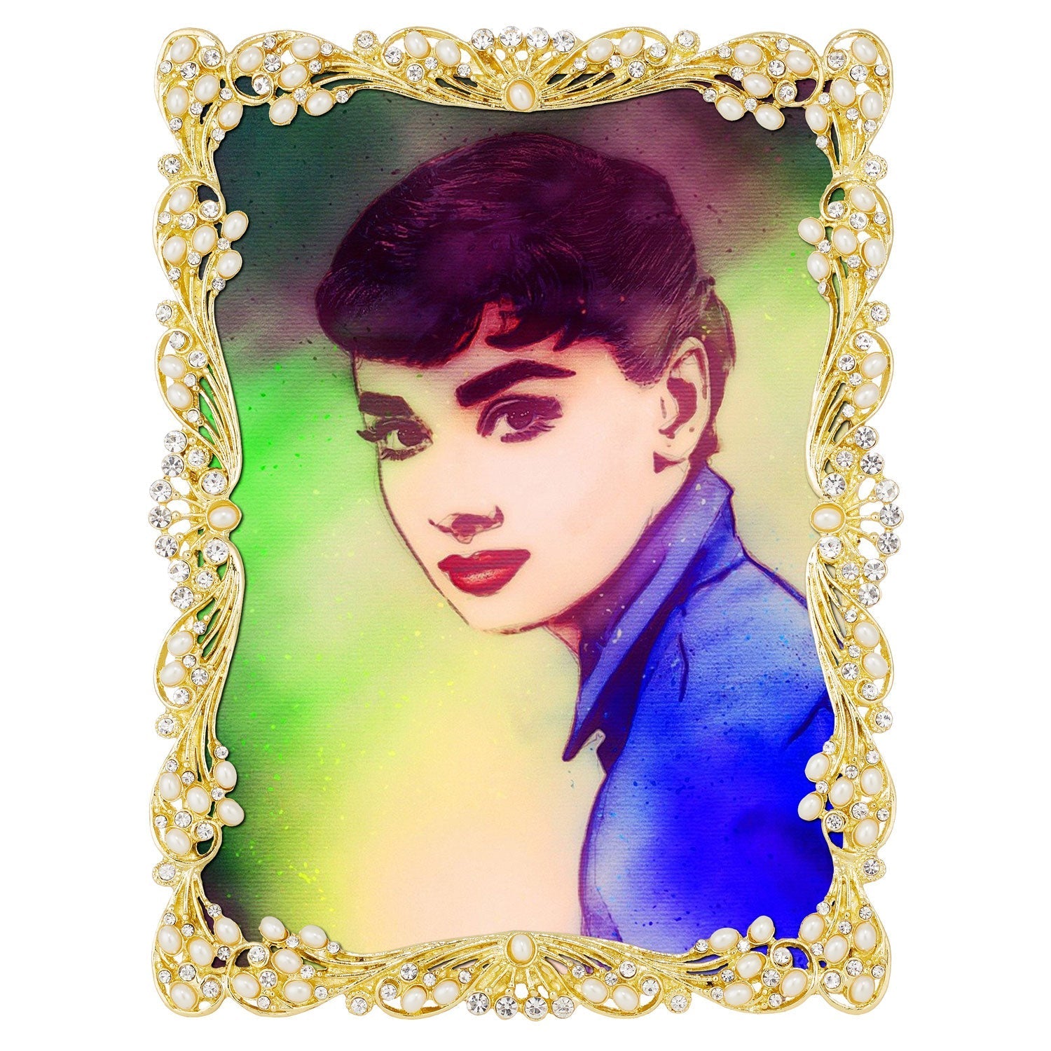 Olivia Riegel Picture Frames Olivia Riegel Gold Audrey 5" x 7" Frame
