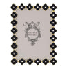 Olivia Riegel Picture Frames Olivia Riegel Gold Black Enamel Clover Picture Frame 5" x 7"