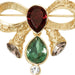 Olivia Riegel Jewelry Olivia Riegel Gold Bow Brooch with Crystals