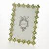 Olivia Riegel Picture Frames Olivia Riegel Gold Celadon Enamel Clover 5" x 7" Frame Green 5"x 7"