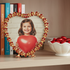 Olivia Riegel Picture Frames Olivia Riegel Gold Contessa Heart 3.5" Frame with Ruby Crystals & Red Pearls Red