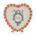 Olivia Riegel Picture Frames Olivia Riegel Gold Contessa Heart 3.5" Frame with Ruby Crystals & Red Pearls Red