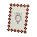 Olivia Riegel Picture Frames Olivia Riegel Gold Enamel Clover Picture Frame 5" x 7" Crimson