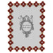 Olivia Riegel Picture Frames Olivia Riegel Gold Enamel Clover Picture Frame 5" x 7" Crimson