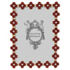 Olivia Riegel Picture Frames Olivia Riegel Gold Enamel Clover Picture Frame 5" x 7" Crimson
