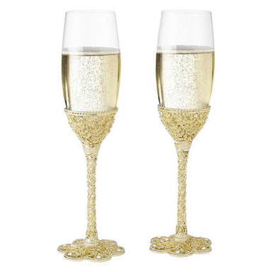 Olivia Riegel Giftware Olivia Riegel Gold Florence Flute (Set of 2)