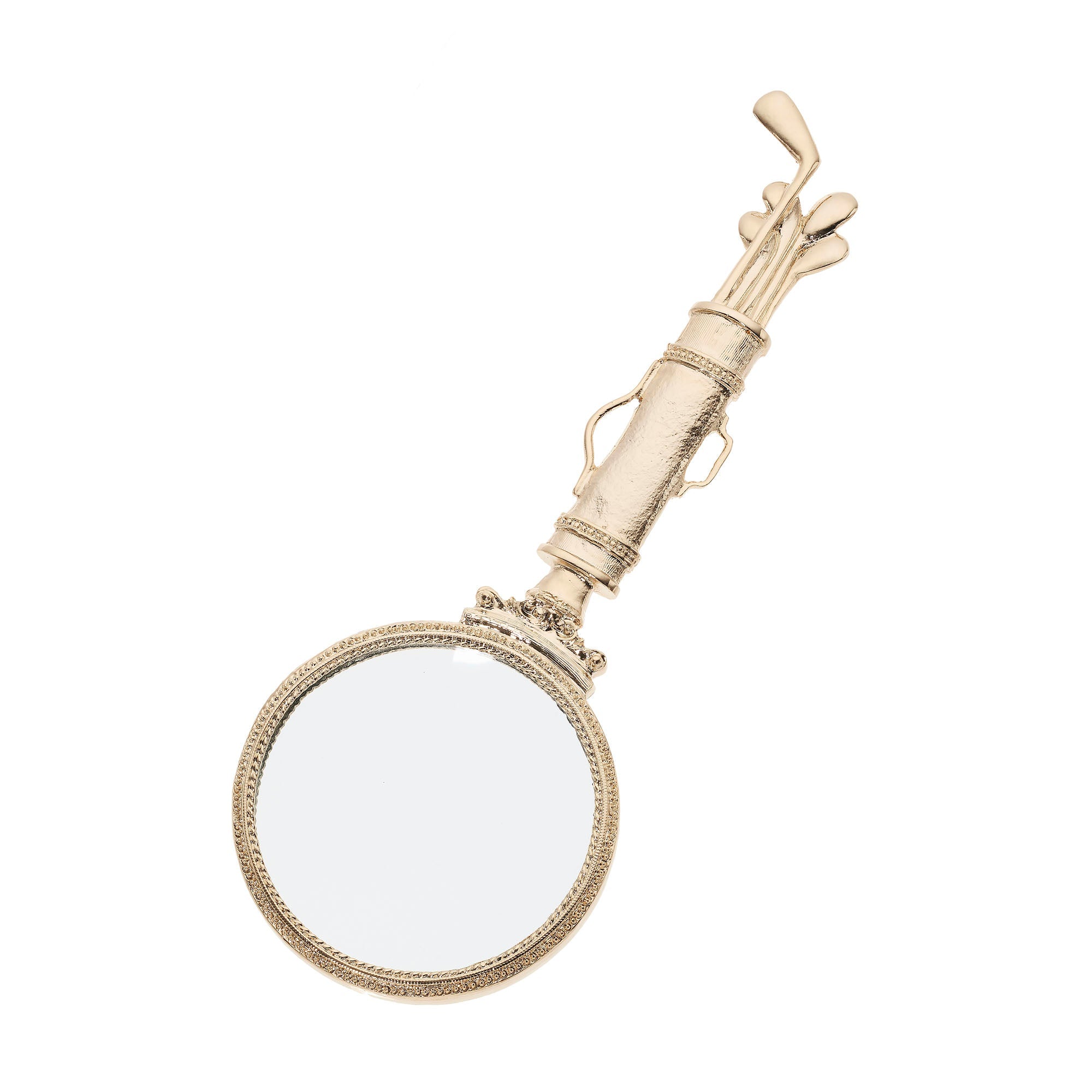 Olivia Riegel Jewelry Olivia Riegel Gold Golf Clubs Magnifying Glass