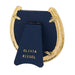 Olivia Riegel Picture Frames Olivia Riegel Gold Horseshoe Frame with Capri Blue Stones Blue