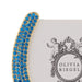 Olivia Riegel Picture Frames Olivia Riegel Gold Horseshoe Frame with Capri Blue Stones Blue
