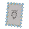 Olivia Riegel Picture Frames Olivia Riegel Gold Light Blue Enamel Clover Picture Frame 5" x 7"