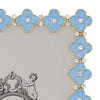Olivia Riegel Picture Frames Olivia Riegel Gold Light Blue Enamel Clover Picture Frame 5" x 7"