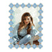 Olivia Riegel Picture Frames Olivia Riegel Gold Light Blue Enamel Clover Picture Frame 5" x 7"