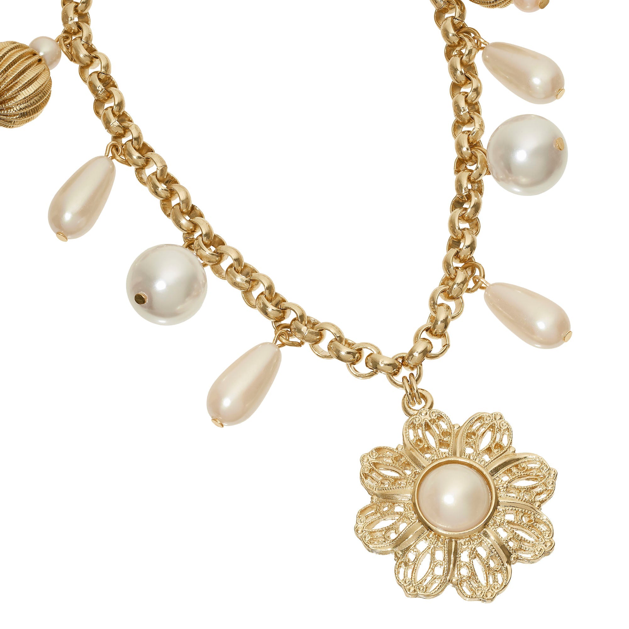 Olivia Riegel Jewelry Olivia Riegel Gold Pearl Drop Necklace