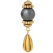 Olivia Riegel Jewelry Olivia Riegel Gold Teardrop Earrings Hematite