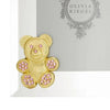 Olivia Riegel Picture Frames Olivia Riegel Gold Teddy Bear with Light Rose Crystals 5" x 7" Picture Frame Pink 5" x 7"