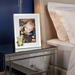 Olivia Riegel Picture Frames Olivia Riegel Gold Teddy Bear with Sapphire Crystals 5" x 7" Picture Frame Blue 5" x 7"