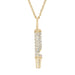 Olivia Riegel Jewelry Olivia Riegel Gold Whistle Necklace with Crystals