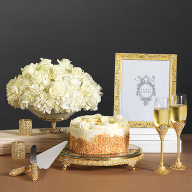 Olivia Riegel Giftware Olivia Riegel Gold Windsor Dessert Serving Set