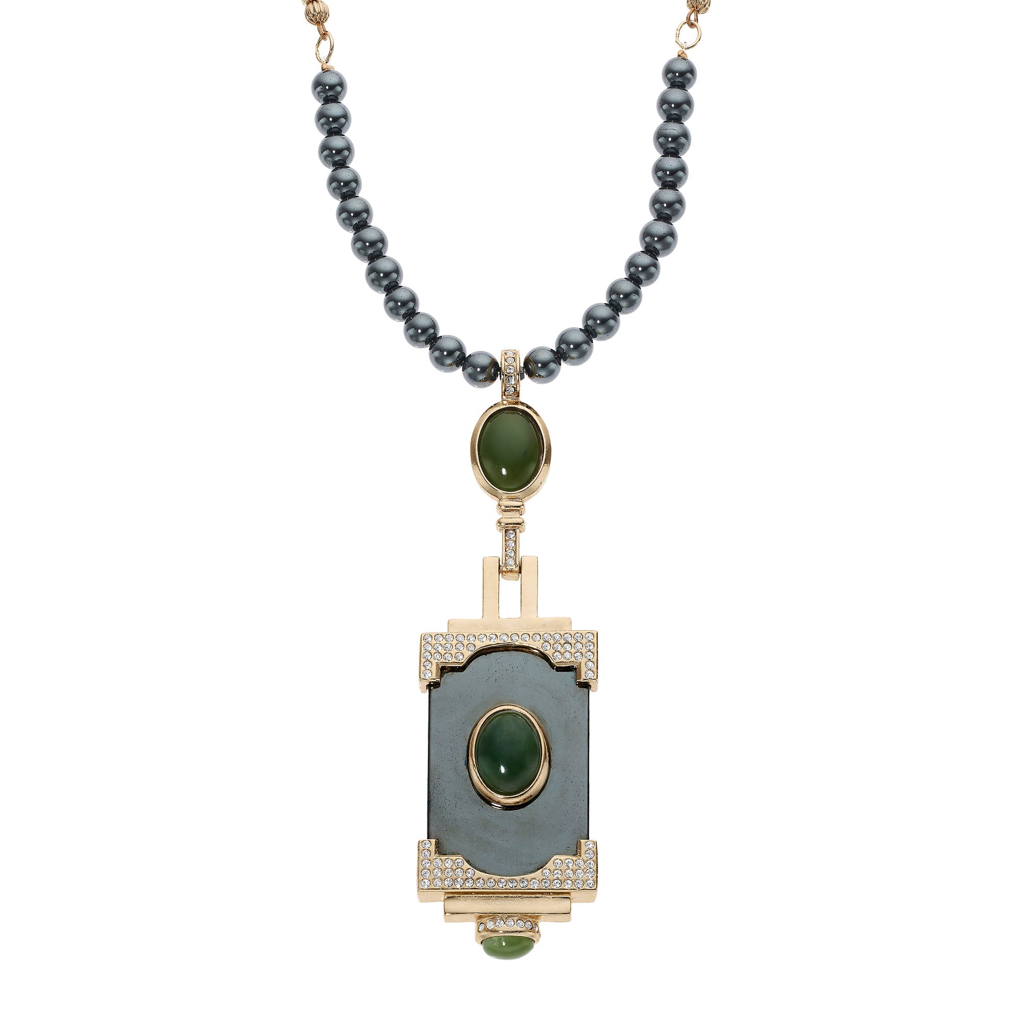 Olivia Riegel Jewelry Olivia Riegel Hematite & Jade Necklace