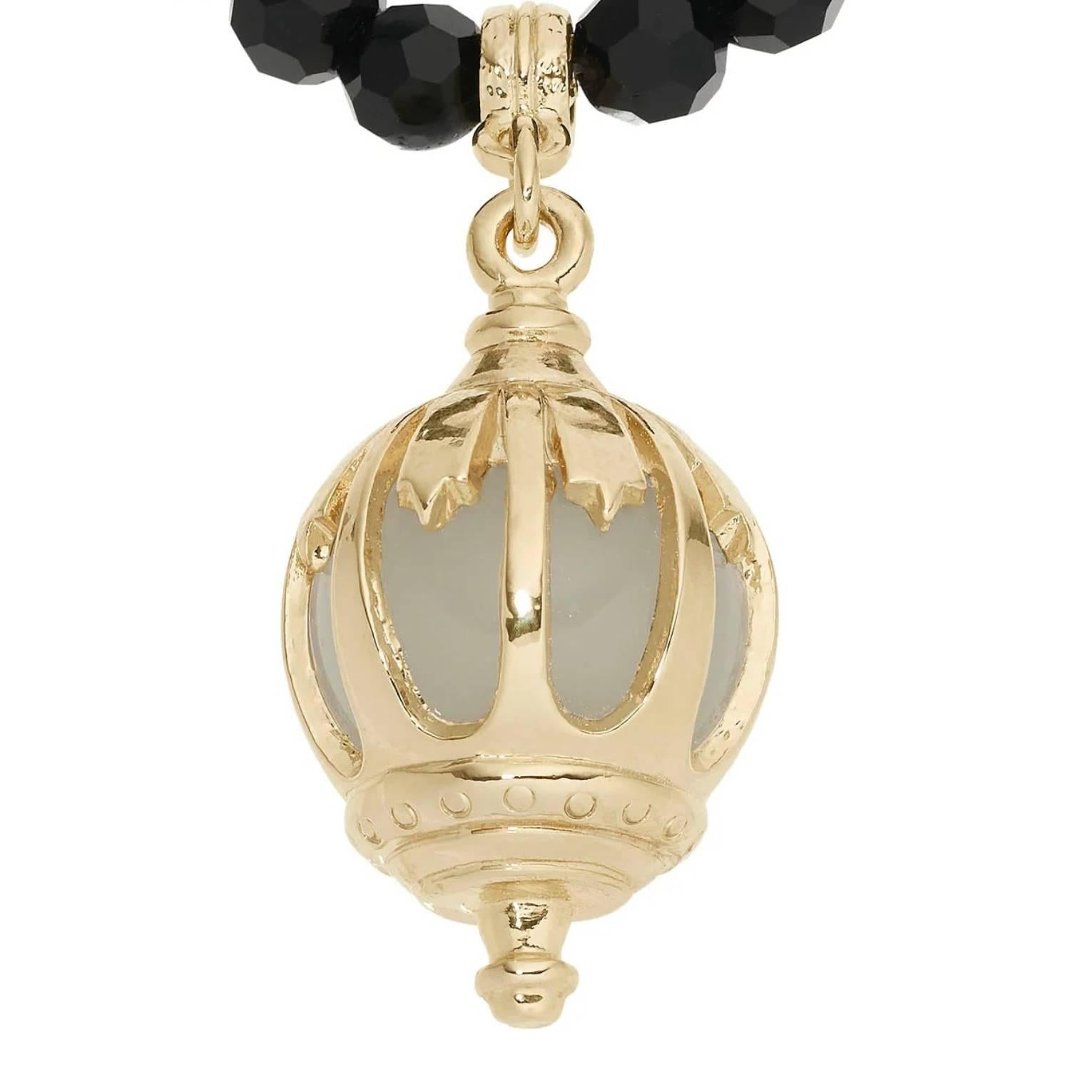 Olivia Riegel Jewelry Olivia Riegel Jet Bead Lantern Necklace