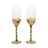 Olivia Riegel Giftware Olivia Riegel Lantana Flutes (Set of 2) Pink