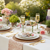 Olivia Riegel Giftware Olivia Riegel Lantana Flutes (Set of 2) Pink