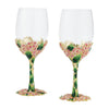 Olivia Riegel Giftware Olivia Riegel Lantana Wine Glass (Set of 2)