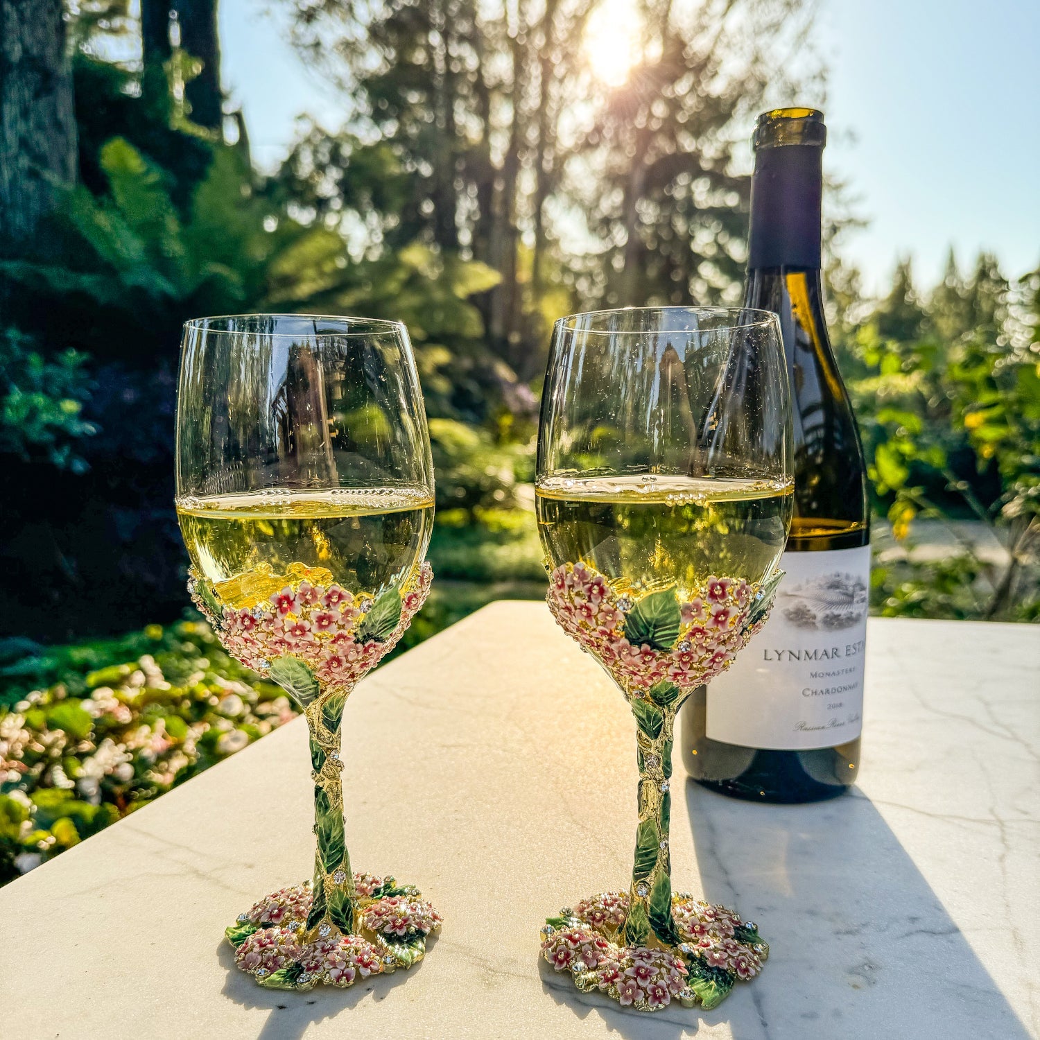 Olivia Riegel Giftware Olivia Riegel Lantana Wine Glass (Set of 2)