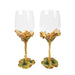 Olivia Riegel Gfitware Olivia Riegel Lotus Wine Glass (Set of 2) Multicolor