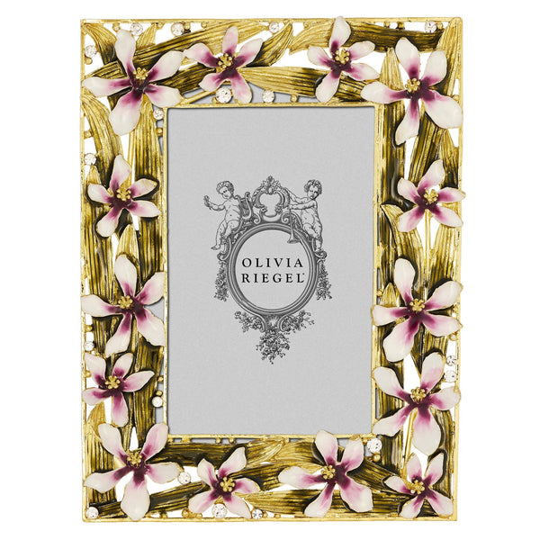 Olivia Riegel Picture Frames Olivia Riegel Orchid Delight Picture Frame Gold 4" x 6" Frame