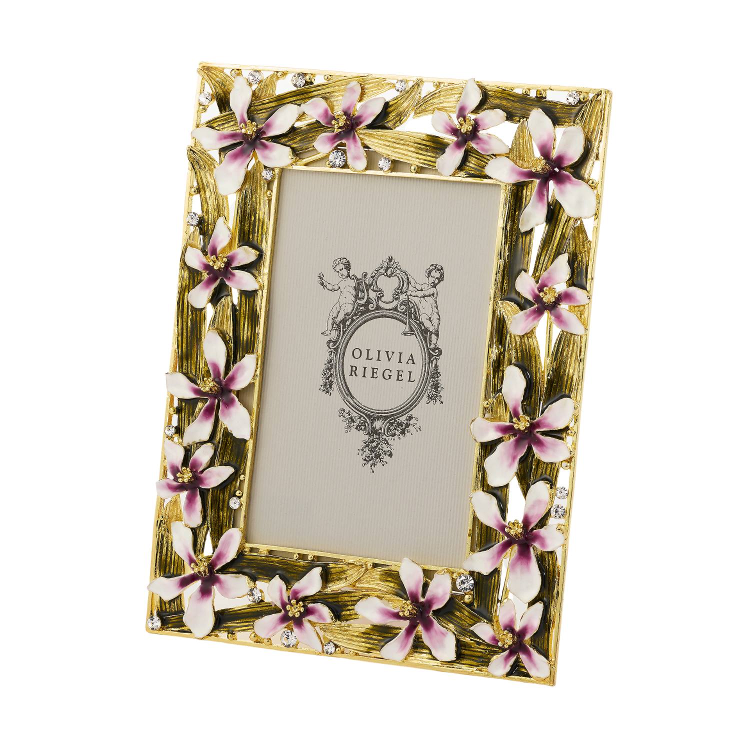 Olivia Riegel Picture Frames Olivia Riegel Orchid Delight Picture Frame Gold 4" x 6" Frame