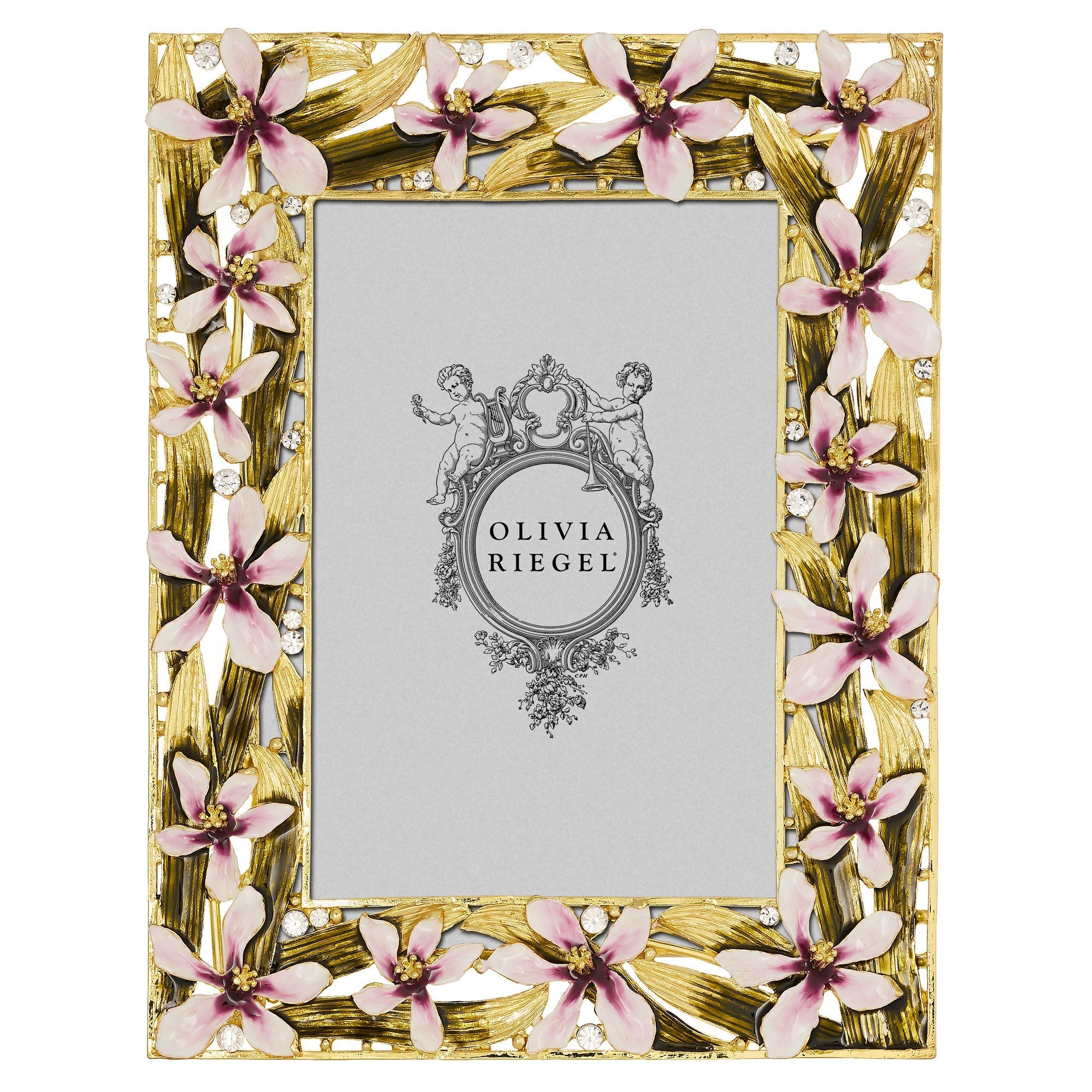 Olivia Riegel Picture Frames Olivia Riegel Orchid Delight Picture Frame Gold 5" x 7" Frame