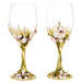 Olivia Riegel Giftware Olivia Riegel Orchid Delight Wine Glass (Set of 2) Multicolor