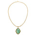Olivia Riegel Jewelry Olivia Riegel Oval Aventurine Pendant Necklace Gold