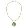 Olivia Riegel Jewelry Olivia Riegel Oval Aventurine Pendant Necklace Gold