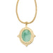Olivia Riegel Jewelry Olivia Riegel Oval Aventurine Pendant Necklace Gold