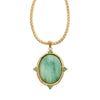 Olivia Riegel Jewelry Olivia Riegel Oval Aventurine Pendant Necklace Gold