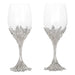 Olivia Riegel Giftware Olivia Riegel Preen Wine Glass (Set of 2) Silver