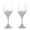 Olivia Riegel Giftware Olivia Riegel Preen Wine Glass (Set of 2) Silver