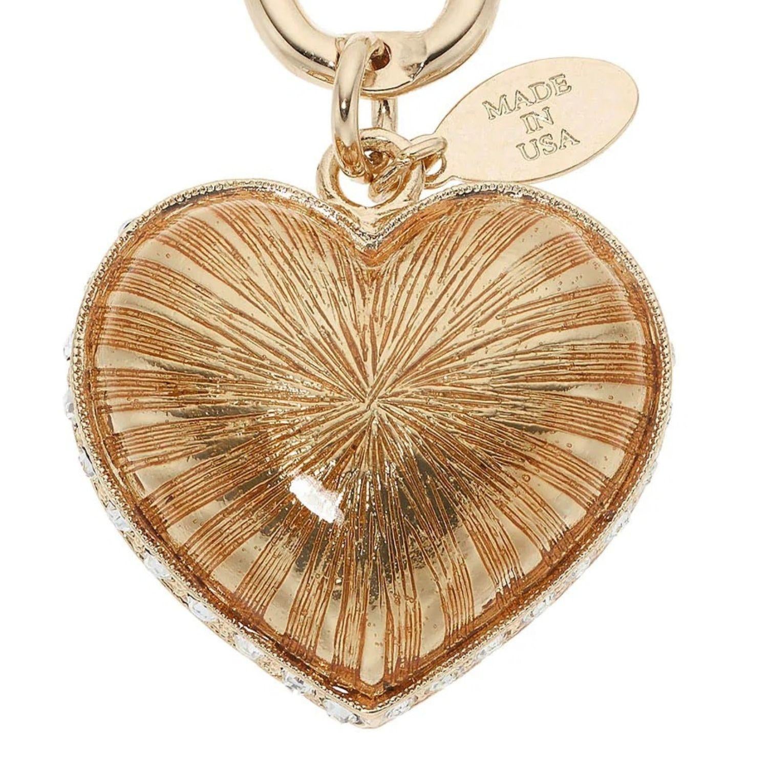 Olivia Riegel Jewelry Olivia Riegel Red Enamel Heart Keychain