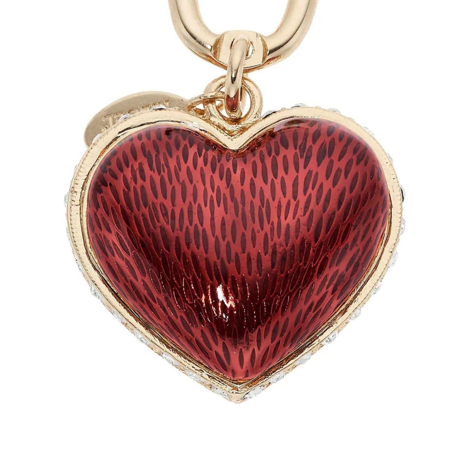 Olivia Riegel Jewelry Olivia Riegel Red Enamel Heart Keychain